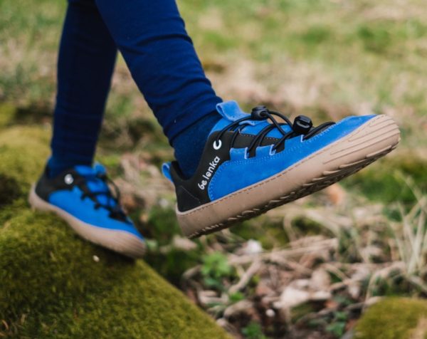 Detské barefoot tenisky Be Lenka Xplorer - Blue & Olive Black - Image 2
