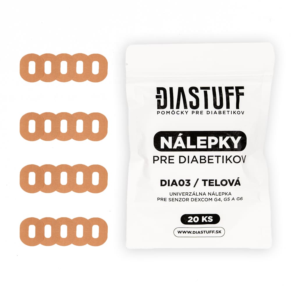 DIA03 - Univerzálna nálepka pre senzor Dexcom G4 , G5 a G6 - telová – Obrázok 2