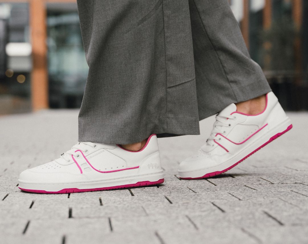Barefoot tenisky Barebarics Arise - White & Raspberry Pink – Obrázok 2