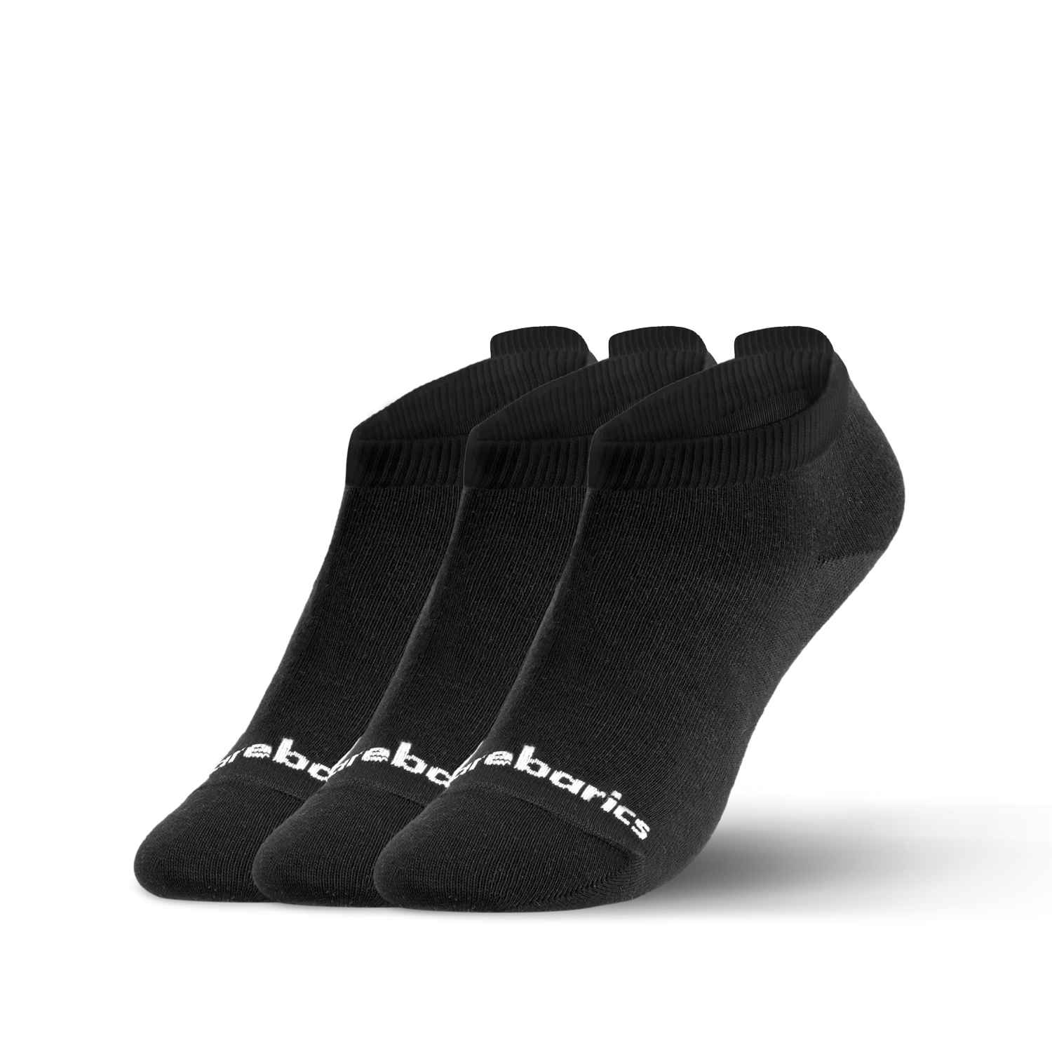 Barebarics - Barefoot Ponožky - Low-cut - Black - 3 pack – Obrázok 2