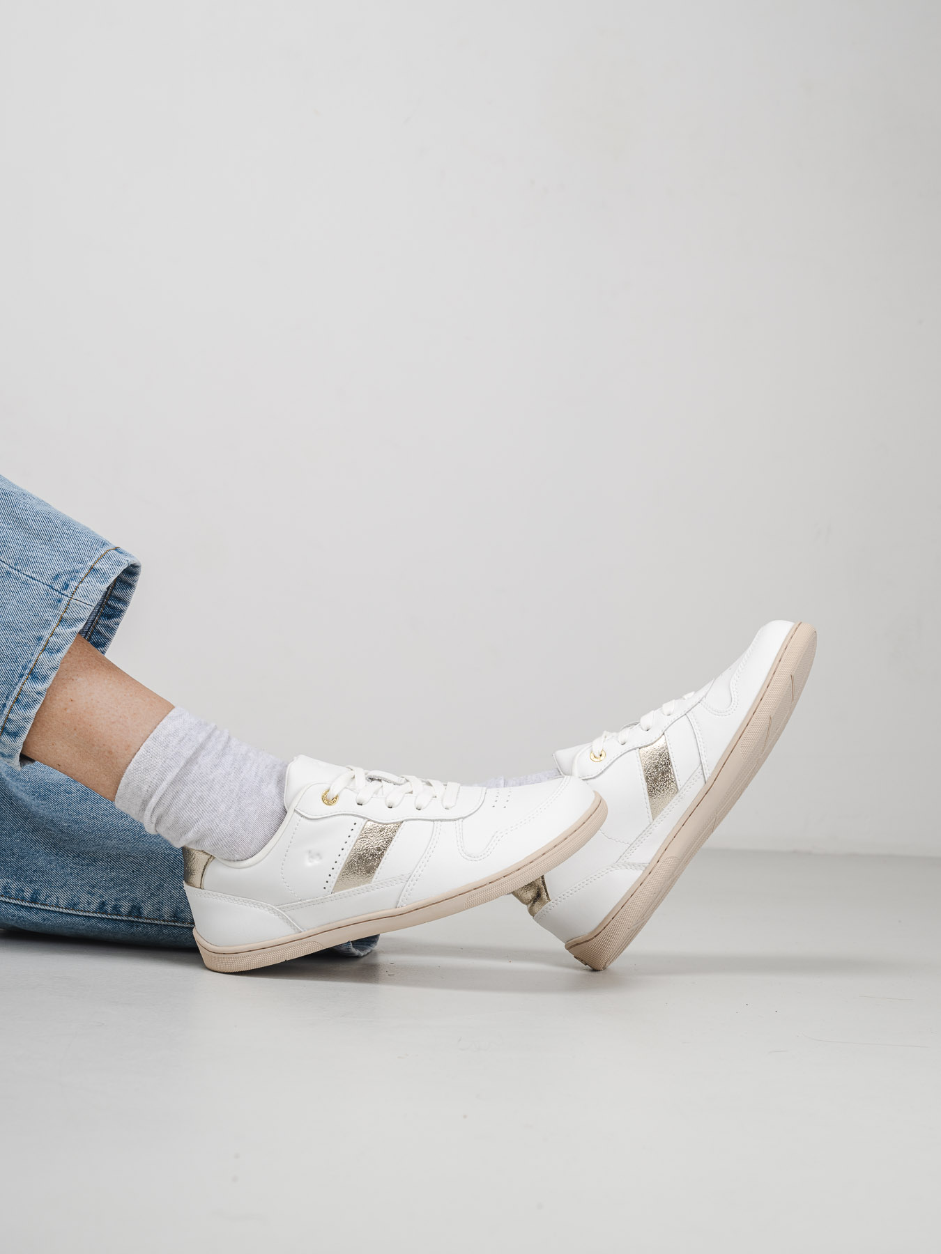 Barefoot tenisky Be Lenka Cellestia - White & Gold – Obrázok 2