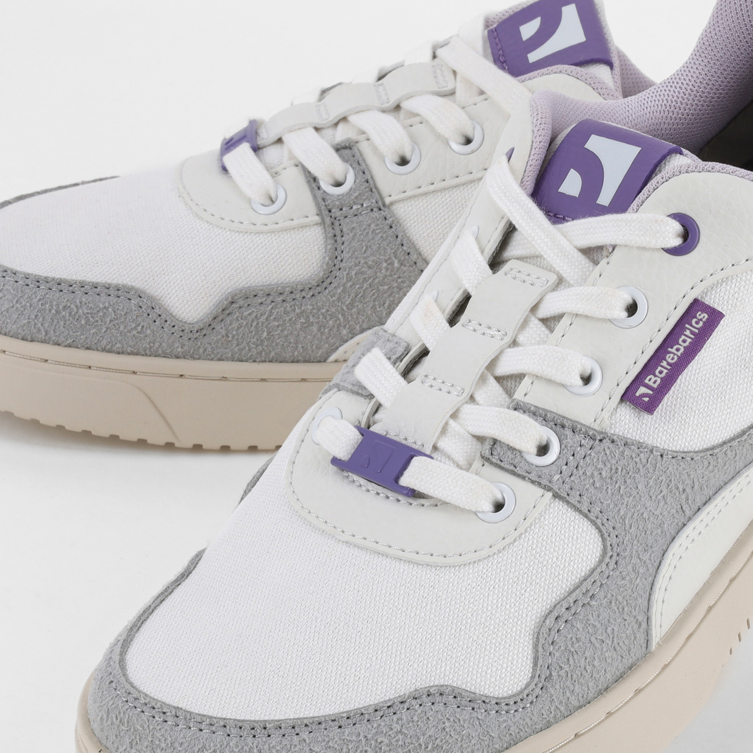 Barefoot tenisky Barebarics Zing - White & Purple – Obrázok 3