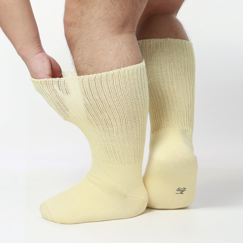 B-5 Diastuff Comfort | Hrubé diabetické ponožky bez lemu - telové – Obrázok 1