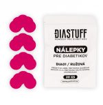 DIA01 - Univerzálna nálepka bez otvoru – plná (pre kanyly Medtronic, Quick – set, FreeStyle Libre) – ružová – Obrázok 2