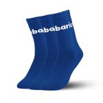 Barebarics - Barefoot Ponožky - Crew - Blue - Big logo - 3 pack – Obrázok 2