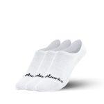 Barebarics - Barefoot ponožky - No-Show - White - 3 pack – Obrázok 2