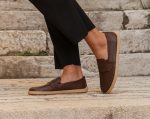 Barefoot mokasíny Be Lenka Buena - Dark Brown & Beige – Obrázok 3