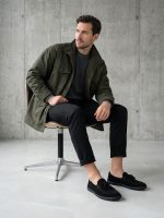 Barefoot mokasíny Be Lenka Portsiders - All Black – Obrázok 2