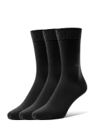 Barefoot ponožky - Crew - Essentials - Black - 3 pack