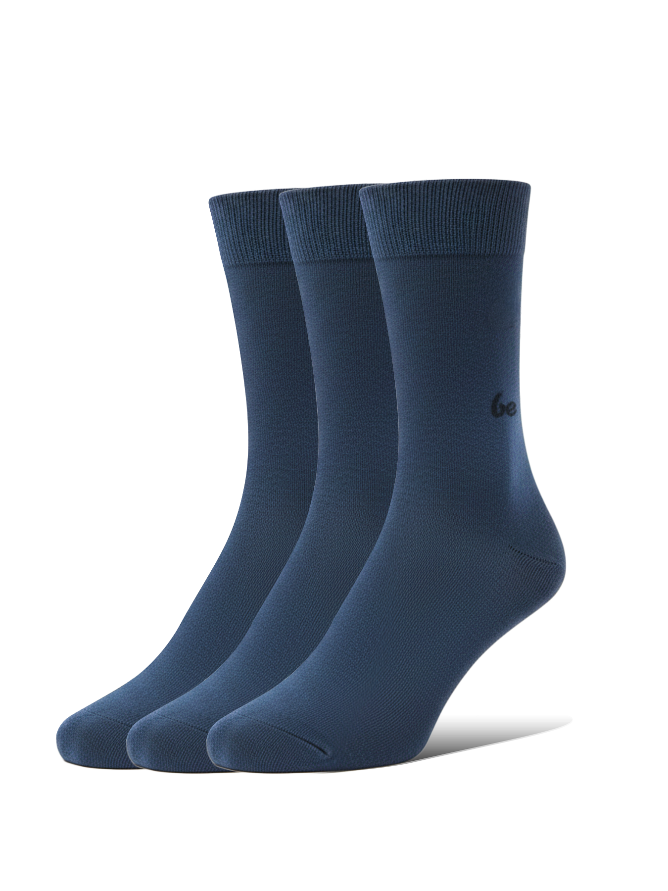 barefoot-ponozky-crew-essentials-blue-3-pack-117421 Barefoot ponožky - Crew - Essentials - Blue - 3 pack – Obrázok 1