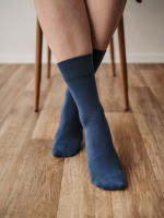 Barefoot ponožky - Crew - Essentials - Blue - 3 pack – Obrázok 3