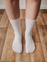 Barefoot ponožky - Crew - Essentials - White - 3 pack – Obrázok 2