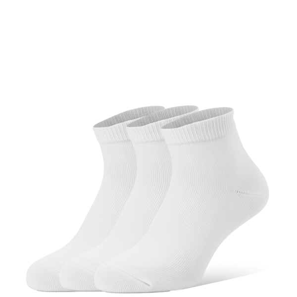 Barefoot ponožky - Low-cut - Essentials - White - 3 pack