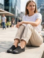 Barefoot Slip-on topánky Be Lenka Breeze - All Black – Obrázok 2