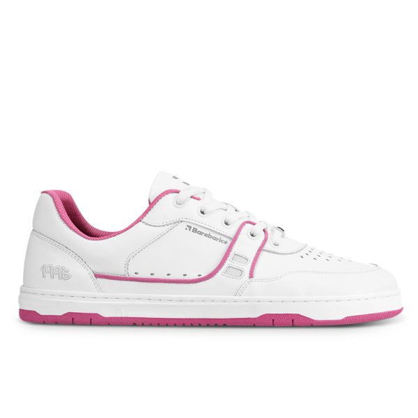Barefoot tenisky Barebarics Arise - White & Raspberry Pink