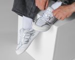 Barefoot tenisky Barebarics Dropsta - Silver & White – Obrázok 2