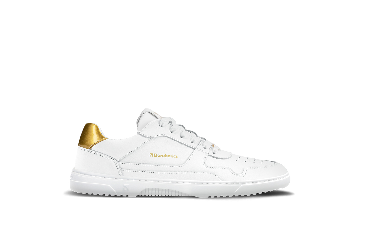 barefoot-tenisky-barebarics-zing-white-gold-leather-82753 Barefoot tenisky Barebarics Zing - White & Gold - Leather – Obrázok 1