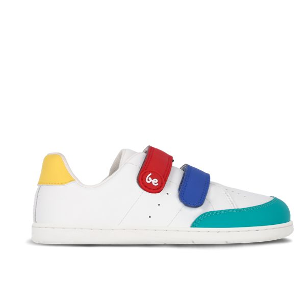 Detské barefoot tenisky Be Lenka Energise Kids - White & Multicolour