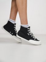 Barefoot tenisky Be Lenka Rebound - High Top - Black & White – Obrázok 2