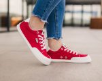 Barefoot tenisky Be Lenka Rebound - Red & White – Obrázok 2