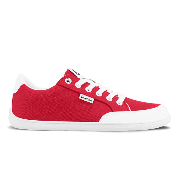 Barefoot tenisky Be Lenka Rebound - Red & White