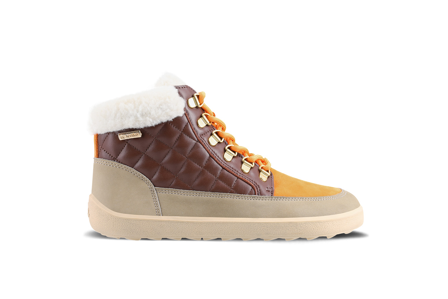 barefoot-topanky-be-lenka-olivia-taupe-dark-brown-orange-53900 Barefoot topánky Be Lenka Olivia - Taupe, Dark Brown & Orange – Obrázok 1