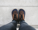 Barefoot topánky Be Lenka York - Brown & Navy – Obrázok 2