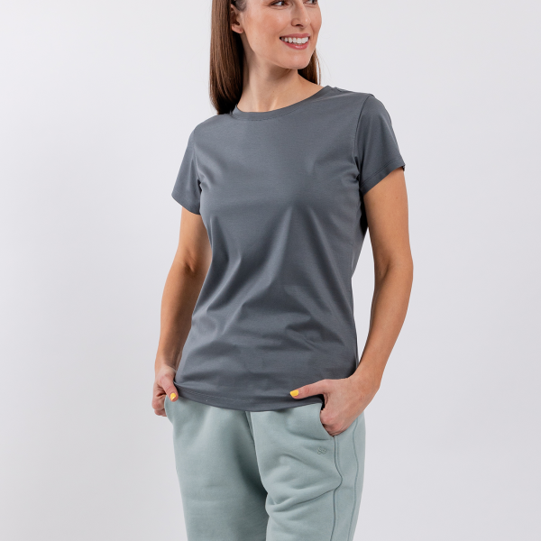 Dámske tričko  s okrúhlym výstrihom Be Lenka Essentials - Grey