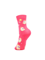Detské barefoot ponožky Be Lenka Kids - Crew - Unicorn - BubleGum Pink - 3 pack – Obrázok 2