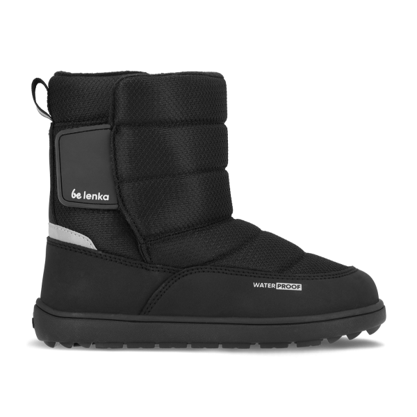 Detské barefoot snehule Be Lenka Ailo Junior - All Black