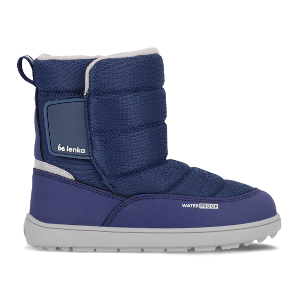 Detské barefoot snehule Be Lenka Ailo Kids - Dark Blue