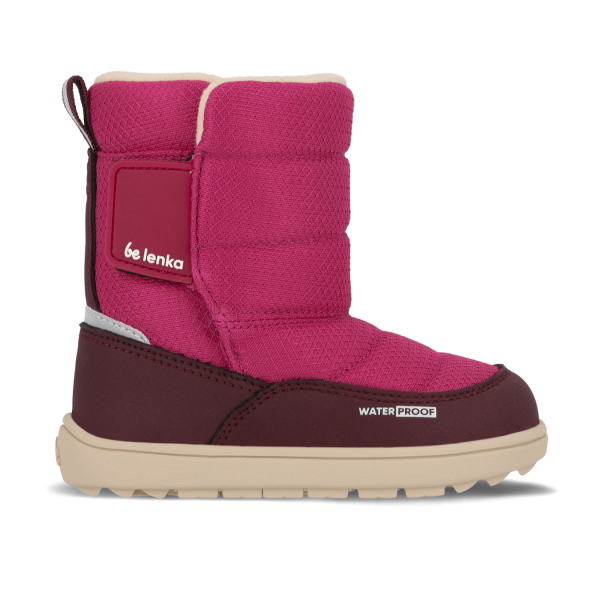 Detské barefoot snehule Be Lenka Ailo Preschool - Berry