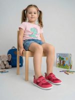 Detské barefoot tenisky Be Lenka Glade Preschool - Dark Pink – Obrázok 2