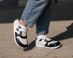 Detské barefoot tenisky Be Lenka Scoot Kids - White & Black – Obrázok 2