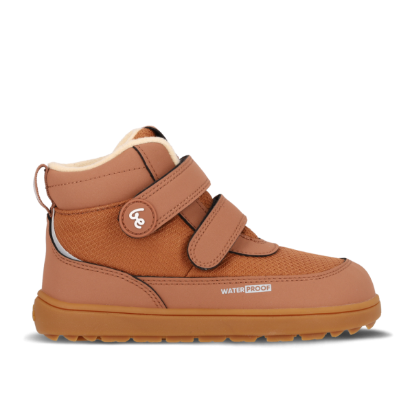 Detské zimné barefoot topánky Be Lenka Zippu Kids - All Brown