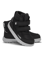 Detské zimné barefoot topánky Be Lenka Zippu Preschool - Black & Grey – Obrázok 3
