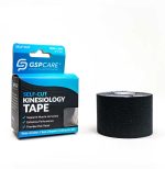 Originál kineziologický tejp od spoločnosti GSPCare - čierny – Obrázok 2