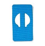 Nálepka na ochranu snímača s vysielačom (pre Medtronic, ENLITE Glucose Senzor) - modrá