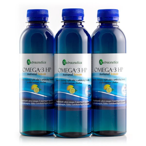 OMEGA-3 HP natural lemon výhodné trojbalenie