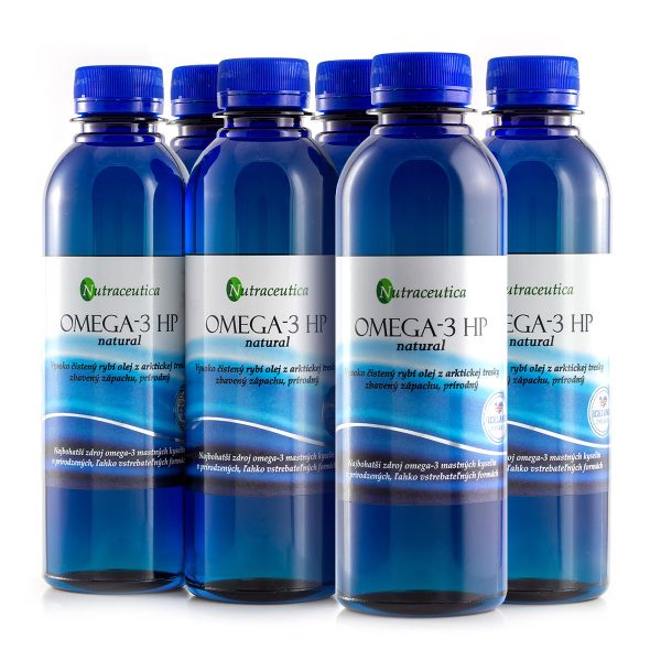 Omega-3 HP natural prírodný rybí olej výhodné šesťbalenie