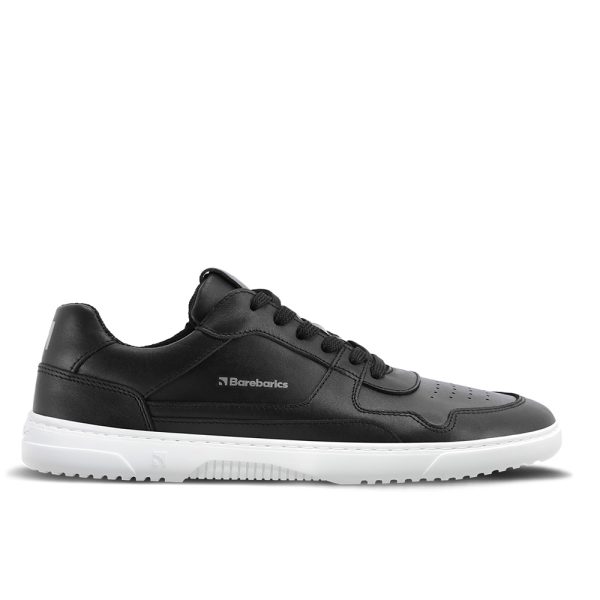 Barefoot tenisky Barebarics Zing - Black & White - Leather
