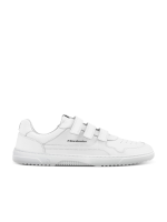 Barefoot tenisky Barebarics Zing Velcro - All White - Leather – Obrázok 3