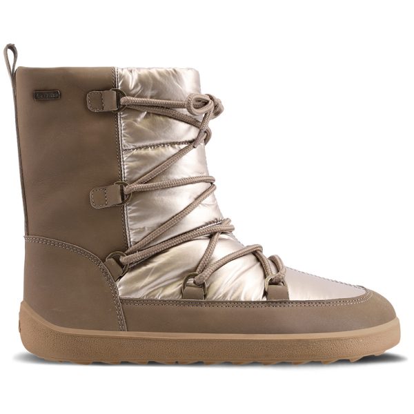 Zimné barefoot topánky Be Lenka Snowfox Woman - Champagne & Brown