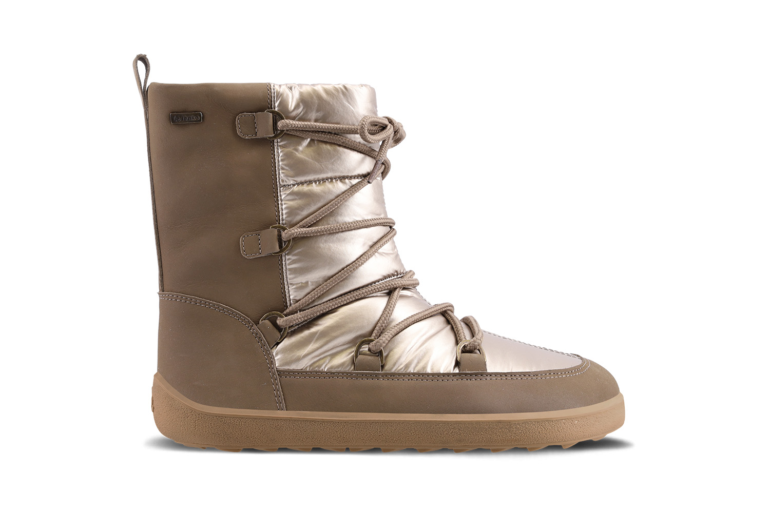 zimne-barefoot-topanky-be-lenka-snowfox-woman-champagne-brown-53160 Zimné barefoot topánky Be Lenka Snowfox Woman - Champagne & Brown – Obrázok 1