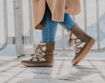 Zimné barefoot topánky Be Lenka Snowfox Woman - Champagne & Brown – Obrázok 2