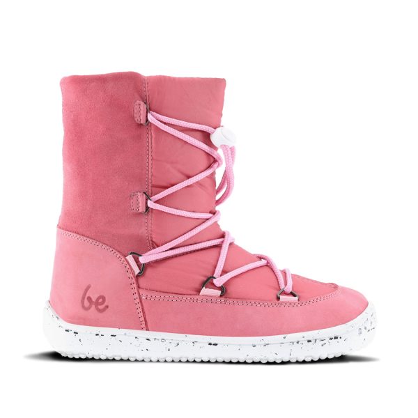 Detské zimné barefoot topánky Be Lenka Snowfox Kids 2.0 - Rose Pink