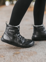 Detské zimné barefoot topánky Be Lenka Winter Kids - All Black – Obrázok 3