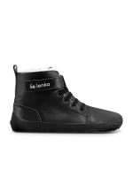 Detské zimné barefoot topánky Be Lenka Winter Kids - All Black – Obrázok 2
