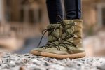 Zimné barefoot topánky Be Lenka Snowfox Woman - Army Green – Obrázok 3