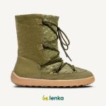 Zimné barefoot topánky Be Lenka Snowfox Woman - Army Green – Obrázok 2
